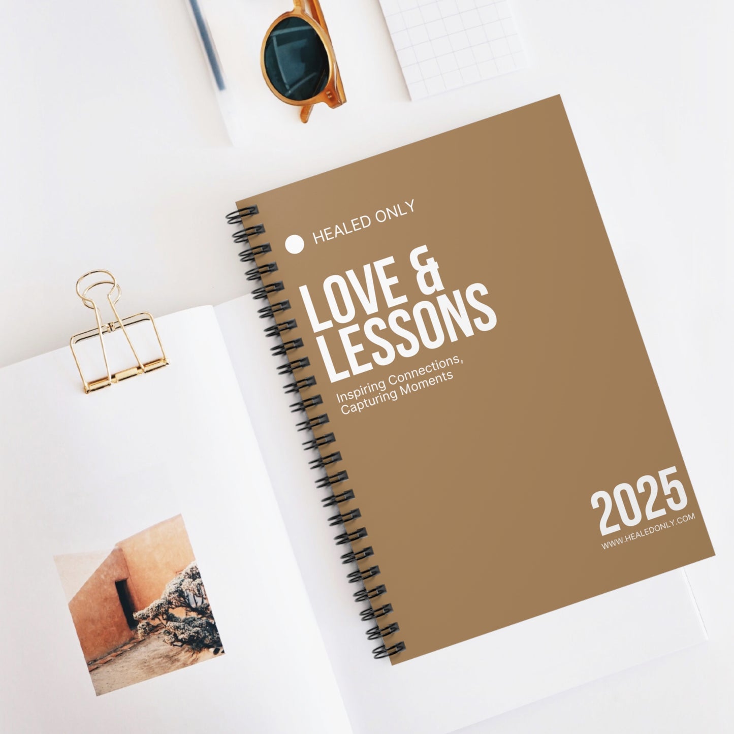 2025 Love & Lessons Spiral Notebook – Your Journey to Meaningful Connections