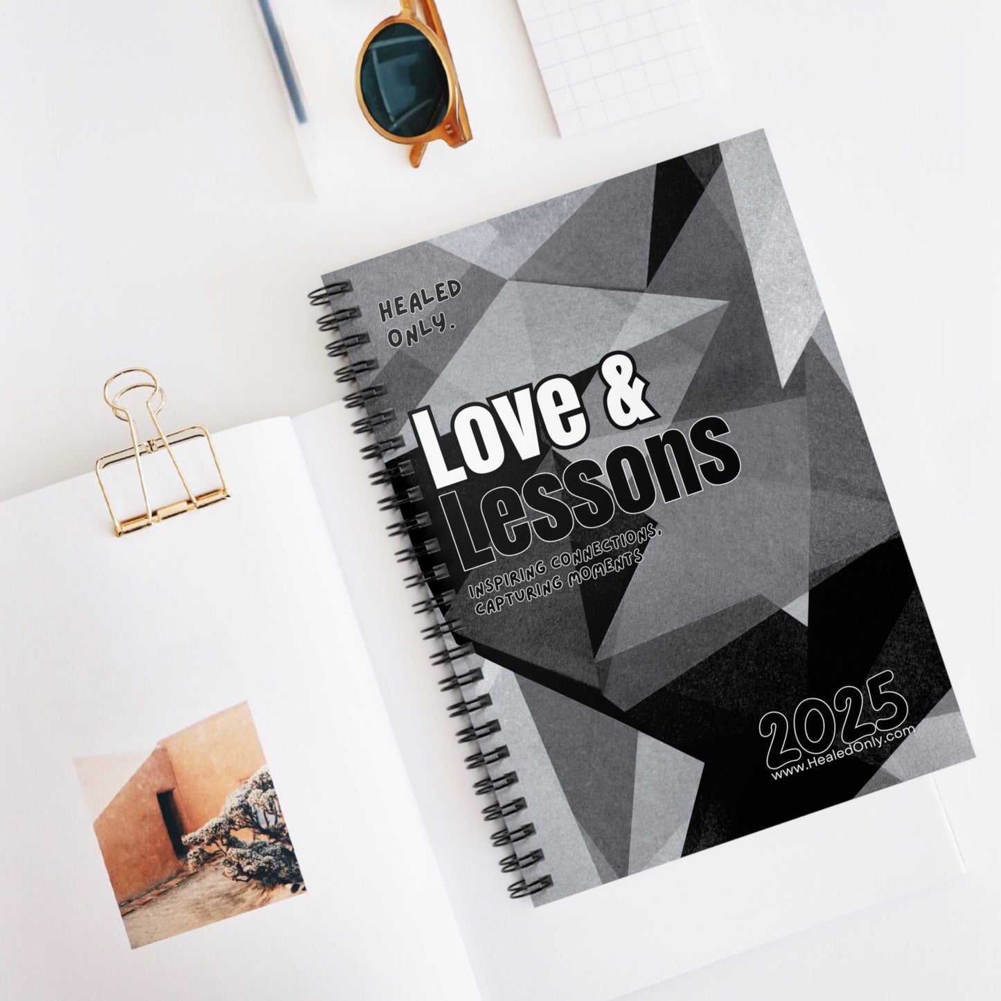 2025 Love & Lessons Spiral Notebook – Your Journey to Meaningful Connections