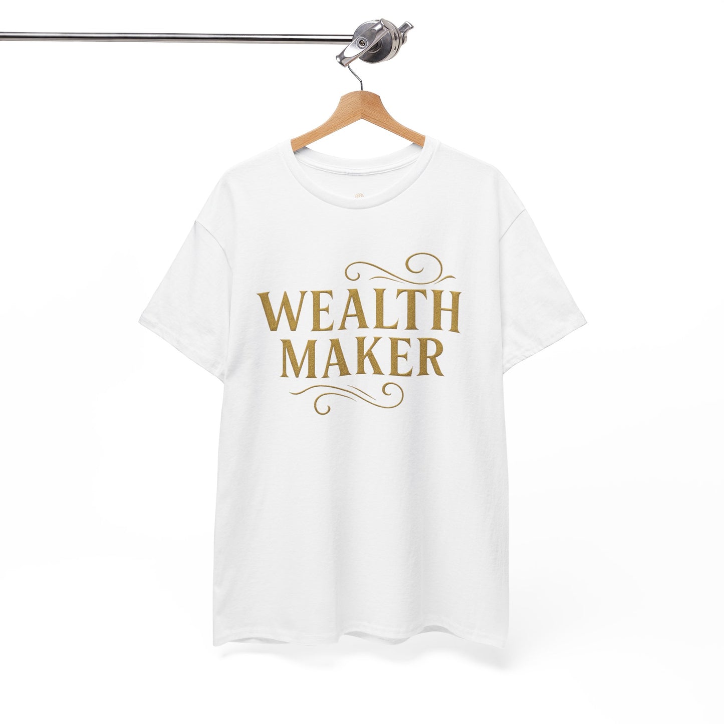 Wealth Maker Tee - Unisex Heavy Cotton Shirt, Motivational Tee, Gift for Entrepreneurs, Casual Wear, Birthday Present, Inspirational