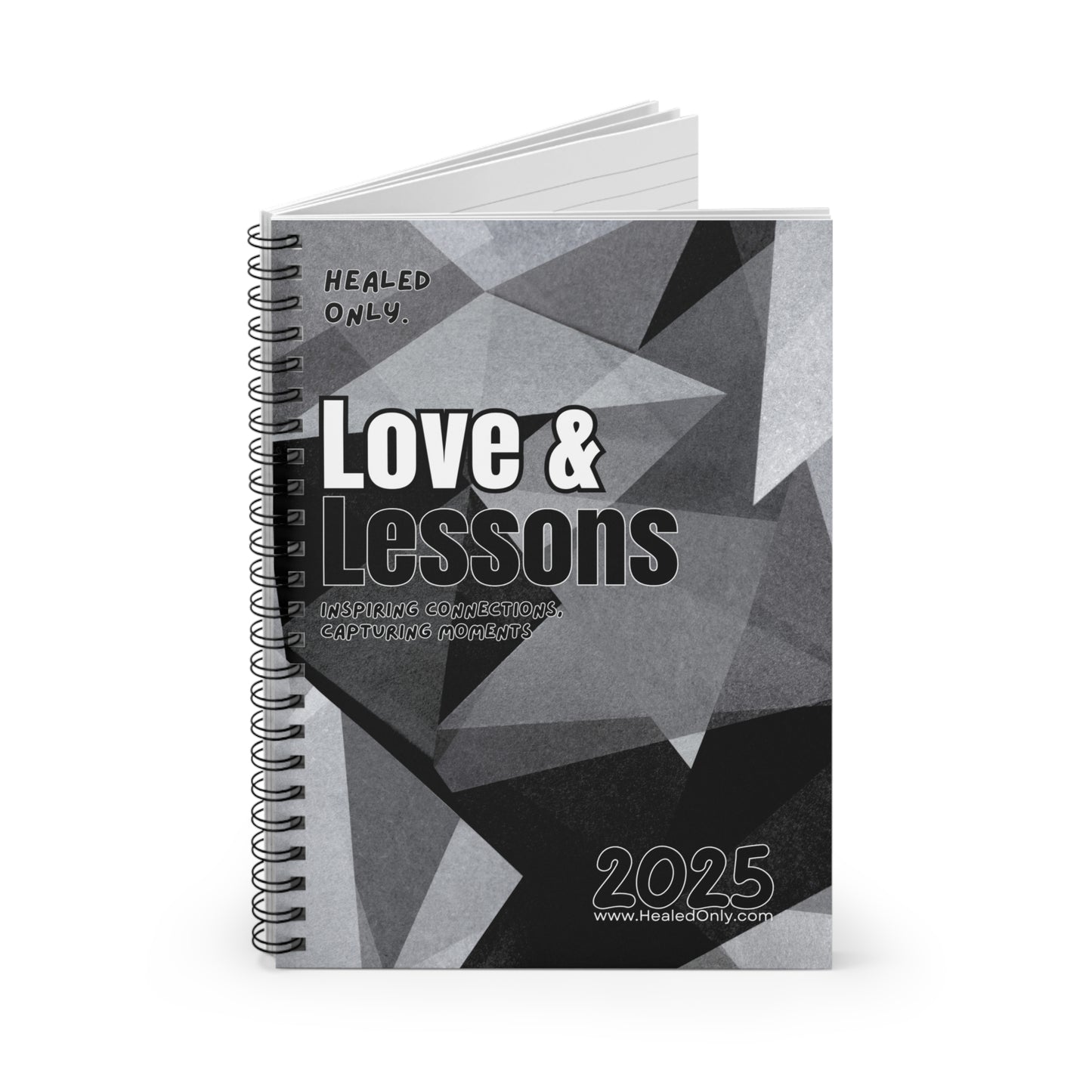 2025 Love & Lessons Spiral Notebook – Your Journey to Meaningful Connections