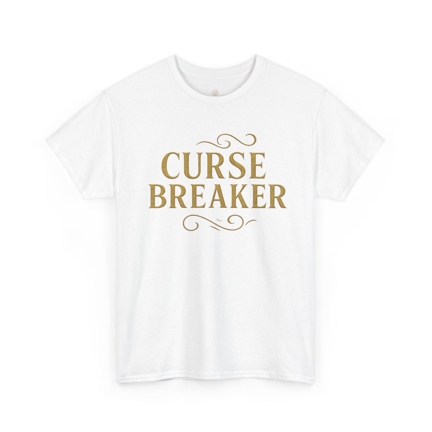 Curse Breaker Unisex Heavy Cotton Tee | Motivational Shirt, Gift for Friends, Empowerment Top, Everyday Wear, Spiritual Gift