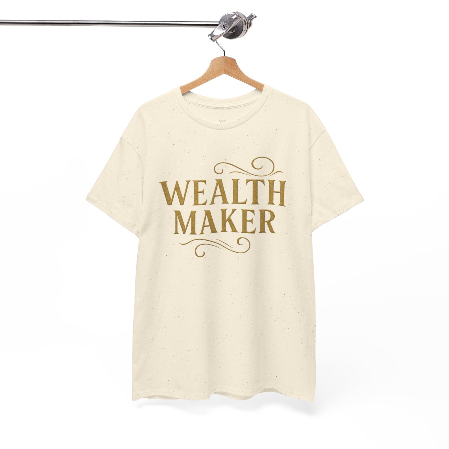 Wealth Maker Tee - Unisex Heavy Cotton Shirt, Motivational Tee, Gift for Entrepreneurs, Casual Wear, Birthday Present, Inspirational