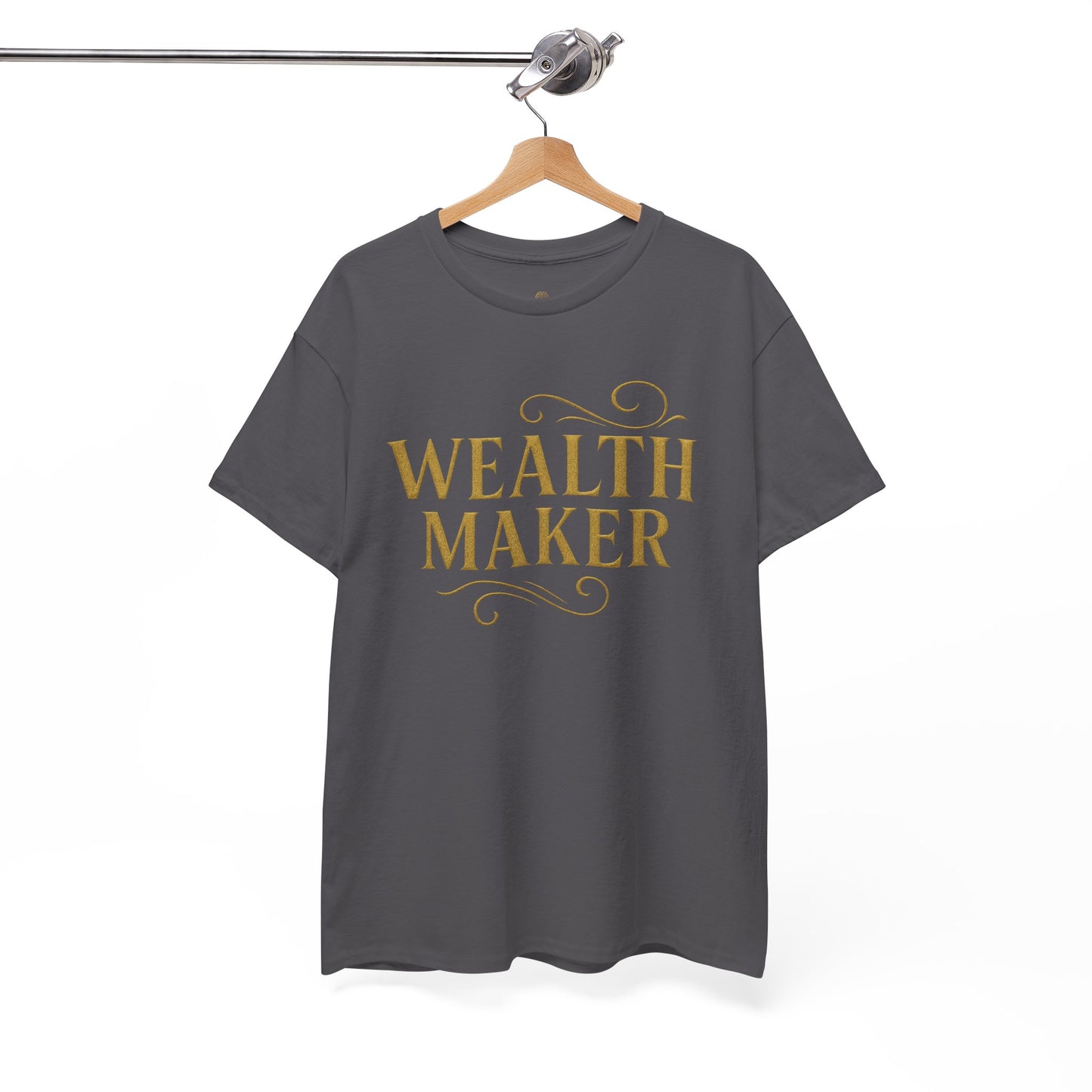 Wealth Maker Tee - Unisex Heavy Cotton Shirt, Motivational Tee, Gift for Entrepreneurs, Casual Wear, Birthday Present, Inspirational