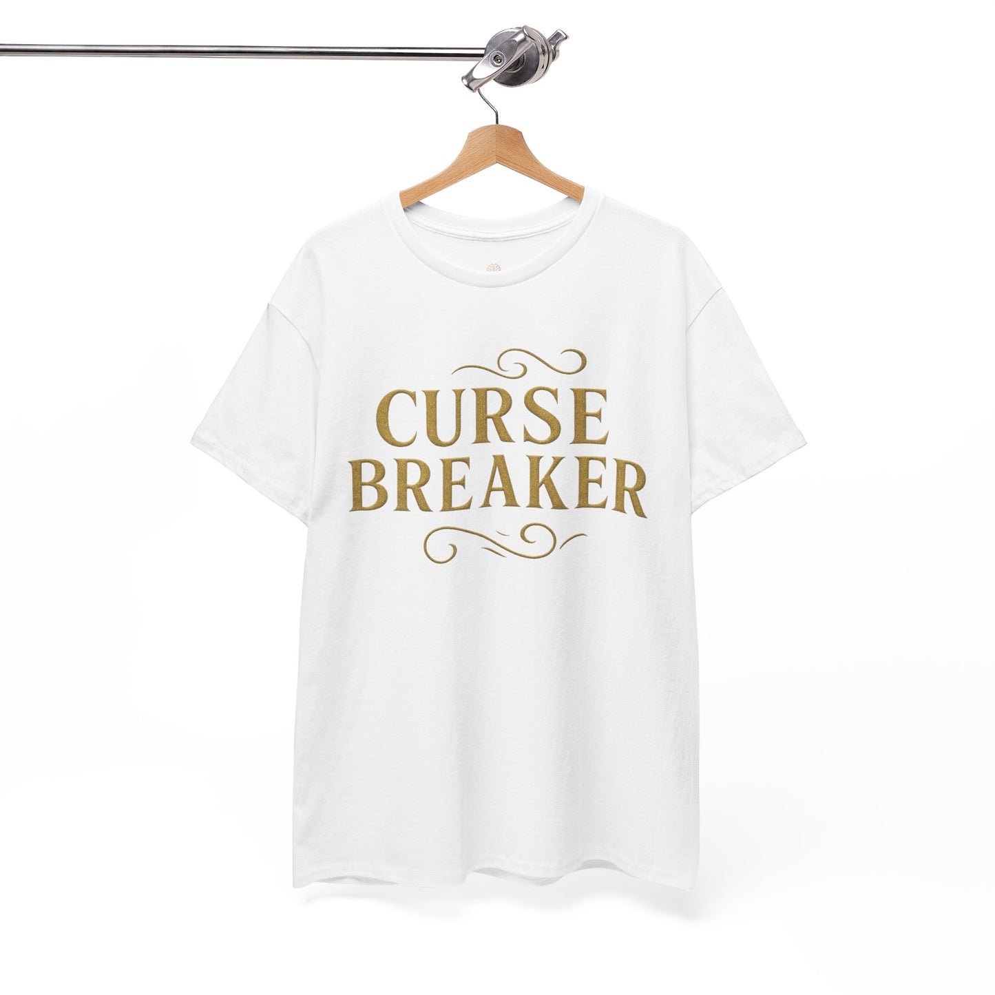 Curse Breaker Unisex Heavy Cotton Tee | Motivational Shirt, Gift for Friends, Empowerment Top, Everyday Wear, Spiritual Gift