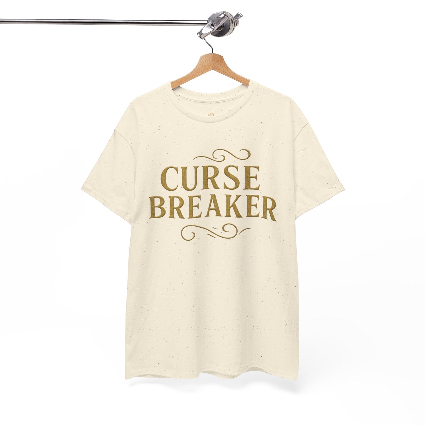 Curse Breaker Unisex Heavy Cotton Tee | Motivational Shirt, Gift for Friends, Empowerment Top, Everyday Wear, Spiritual Gift