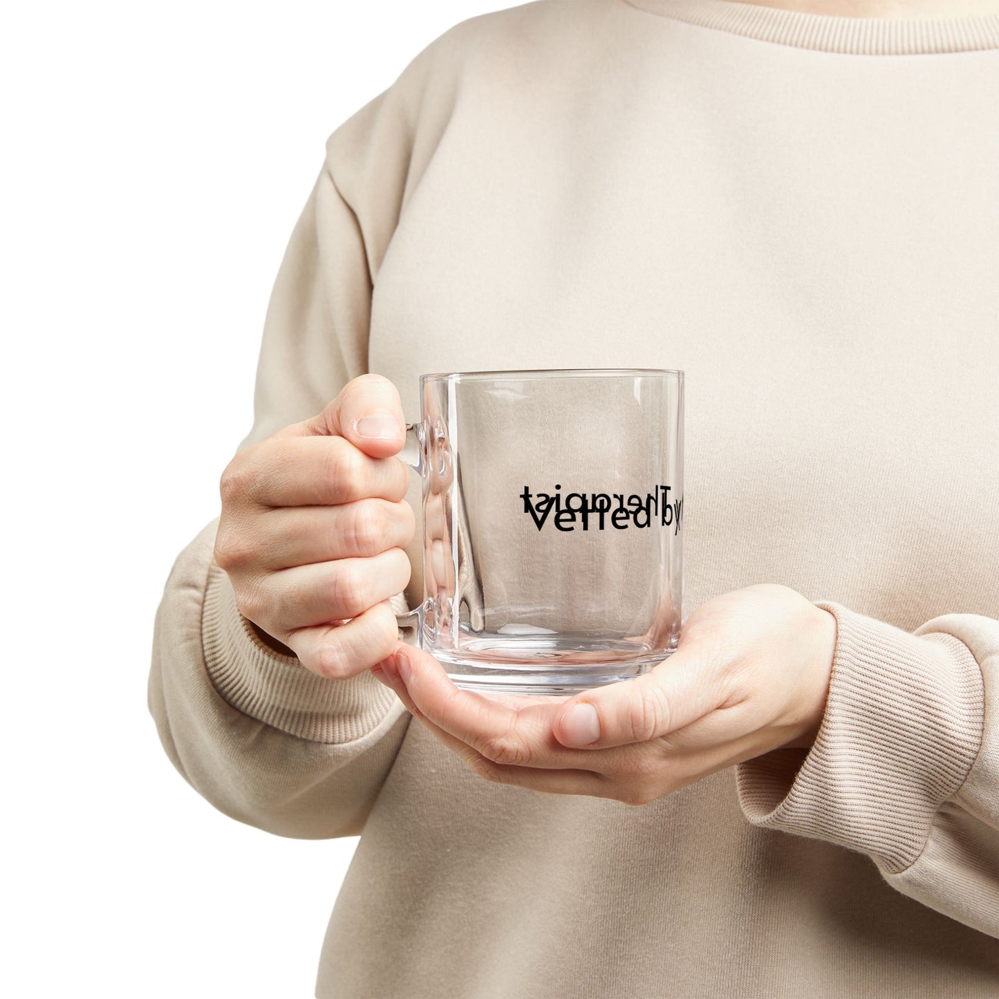 Therapist Approved Glass Mug – 10oz