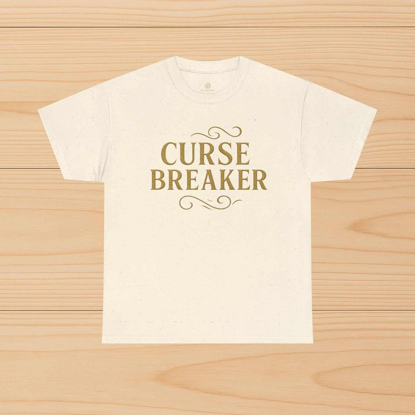 Curse Breaker Unisex Heavy Cotton Tee | Motivational Shirt, Gift for Friends, Empowerment Top, Everyday Wear, Spiritual Gift