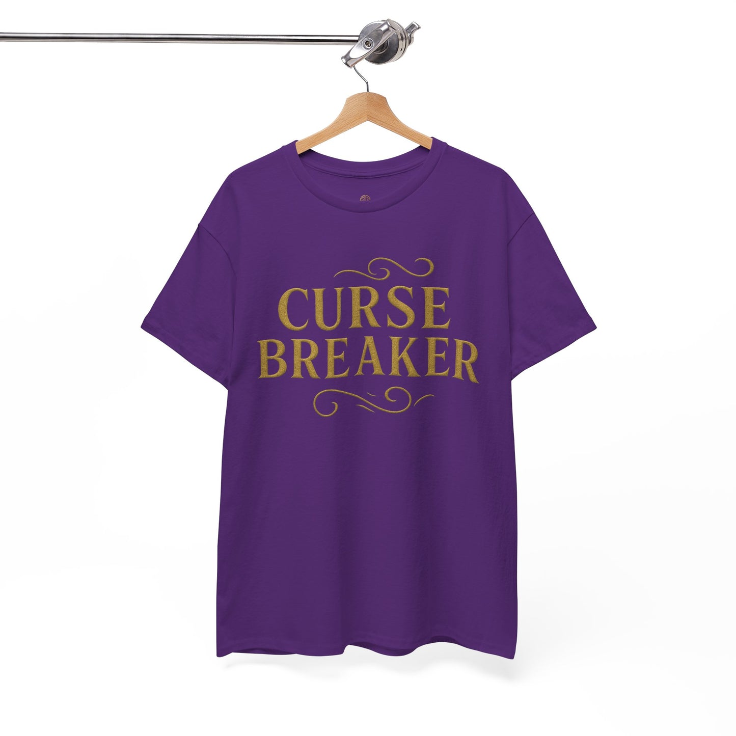 Curse Breaker Unisex Heavy Cotton Tee | Motivational Shirt, Gift for Friends, Empowerment Top, Everyday Wear, Spiritual Gift