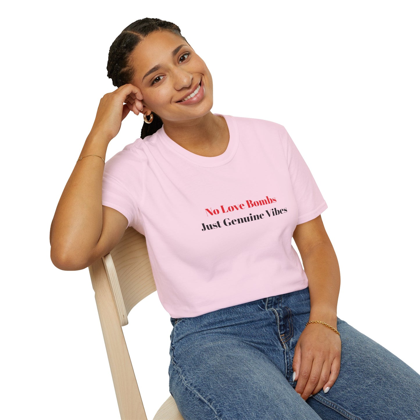 Genuine Vibes Unisex Tee – No Love Bombs
