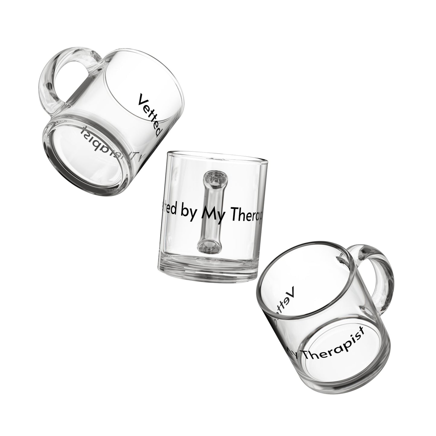 Therapist Approved Glass Mug – 10oz