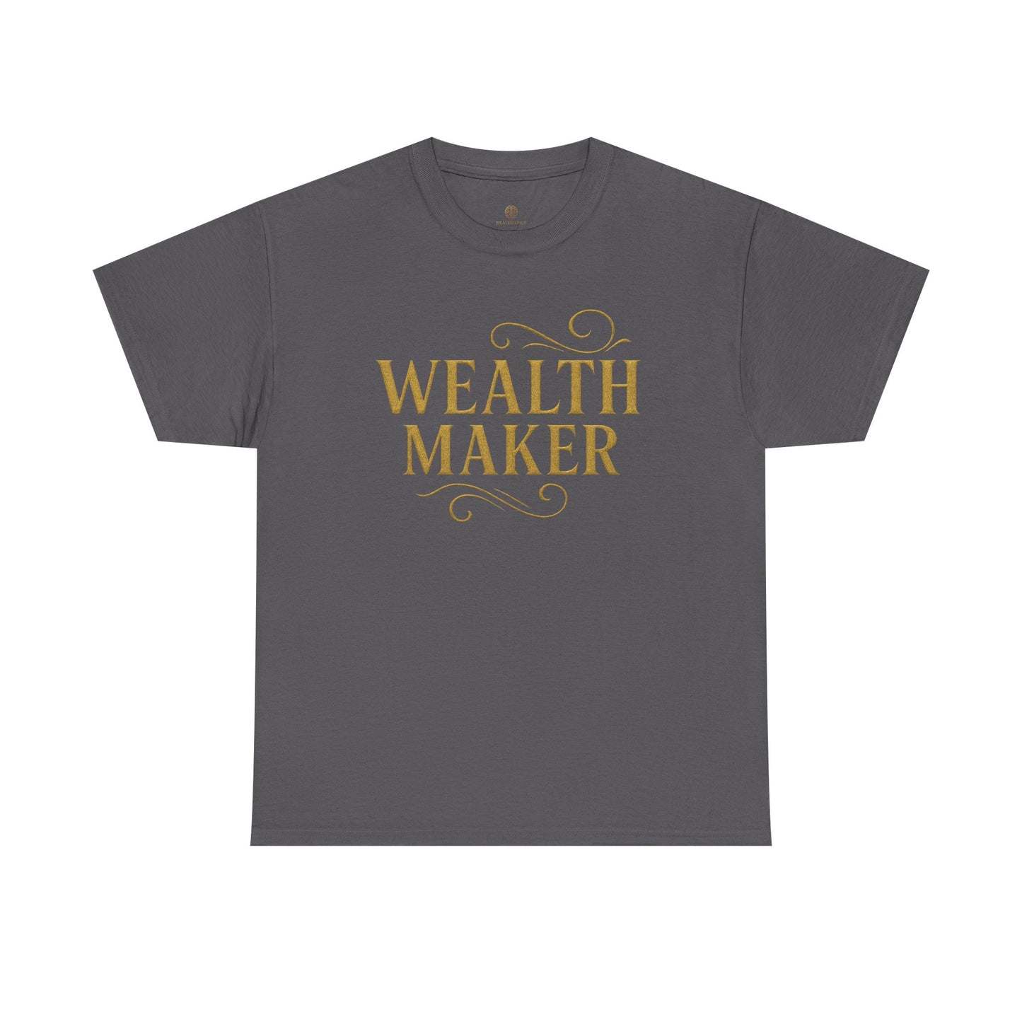 Wealth Maker Tee - Unisex Heavy Cotton Shirt, Motivational Tee, Gift for Entrepreneurs, Casual Wear, Birthday Present, Inspirational
