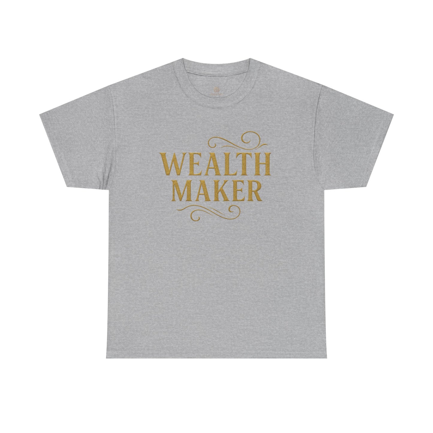 Wealth Maker Tee - Unisex Heavy Cotton Shirt, Motivational Tee, Gift for Entrepreneurs, Casual Wear, Birthday Present, Inspirational