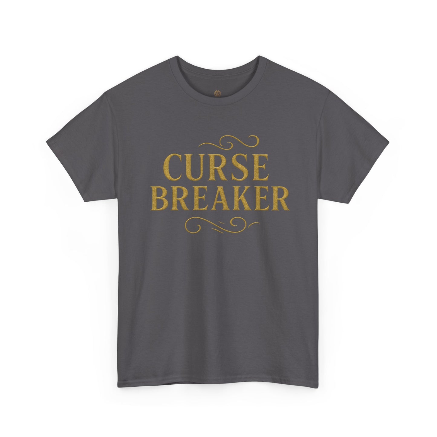 Curse Breaker Unisex Heavy Cotton Tee | Motivational Shirt, Gift for Friends, Empowerment Top, Everyday Wear, Spiritual Gift