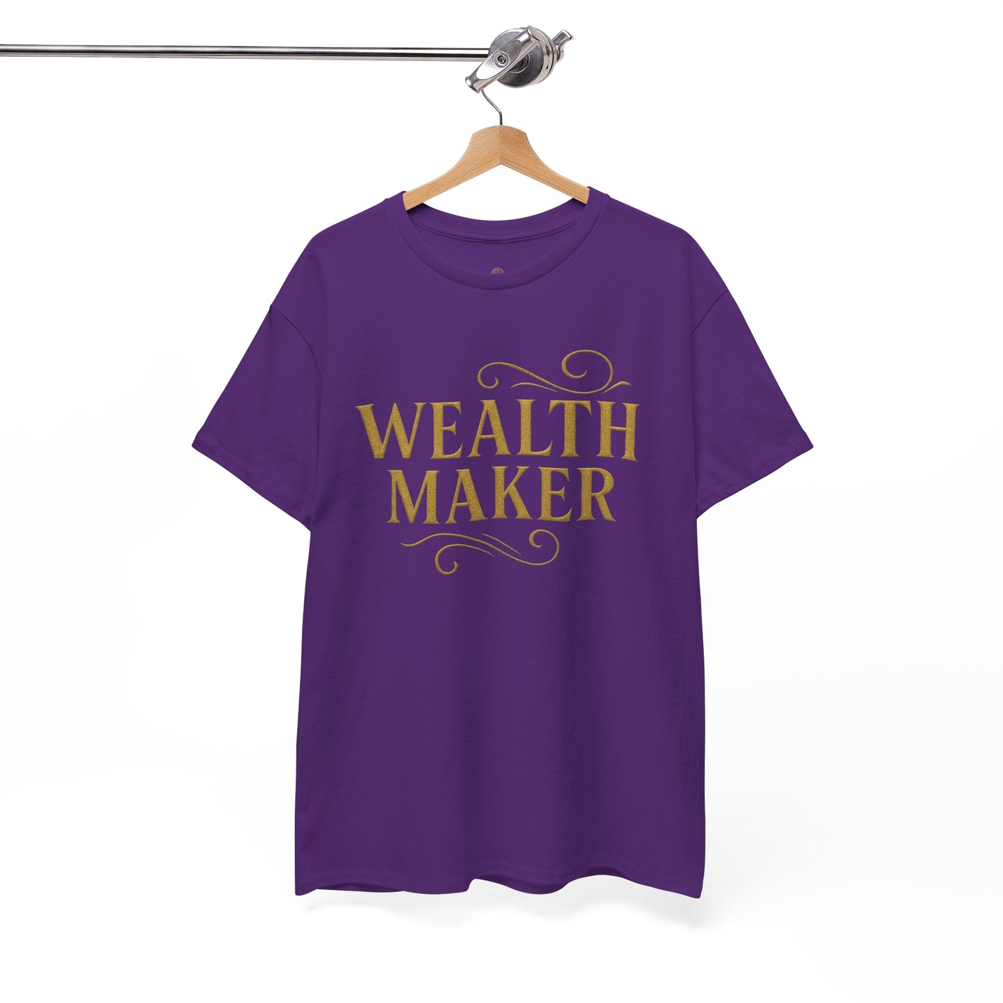 Wealth Maker Tee - Unisex Heavy Cotton Shirt, Motivational Tee, Gift for Entrepreneurs, Casual Wear, Birthday Present, Inspirational
